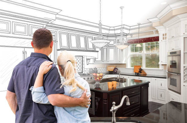 Professional Kitchen Island Installation technician working in Albertville, MN